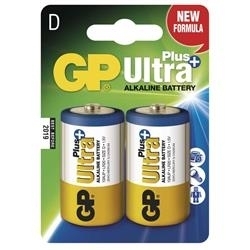 Baterie GP Ultra Plus Alkaline velké mono LR20 D, B1741