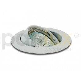 PANLUX VPD-LR50/B svítidlo Výklopný podhled litý R50 IP 20, barva: bílá, napětí: 12V, zdro