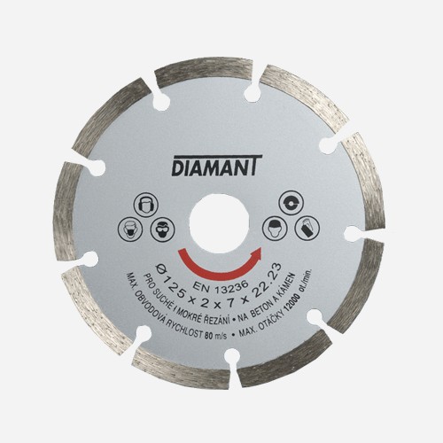 Den Braven Diamantový kotouč SEGMENT 125mm standard